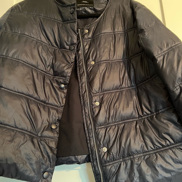 Navy puffer coat - Picture 5 of 7